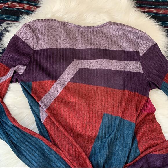 Tanya Taylor Elie Wrap Geometric Midi Dress sz S - Picture 9 of 11